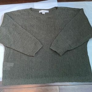 Green, Loft petite sweater, new
